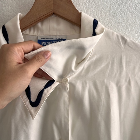 Pendleton Plus Made in USA Button Down Size 22W - Picture 5 of 10